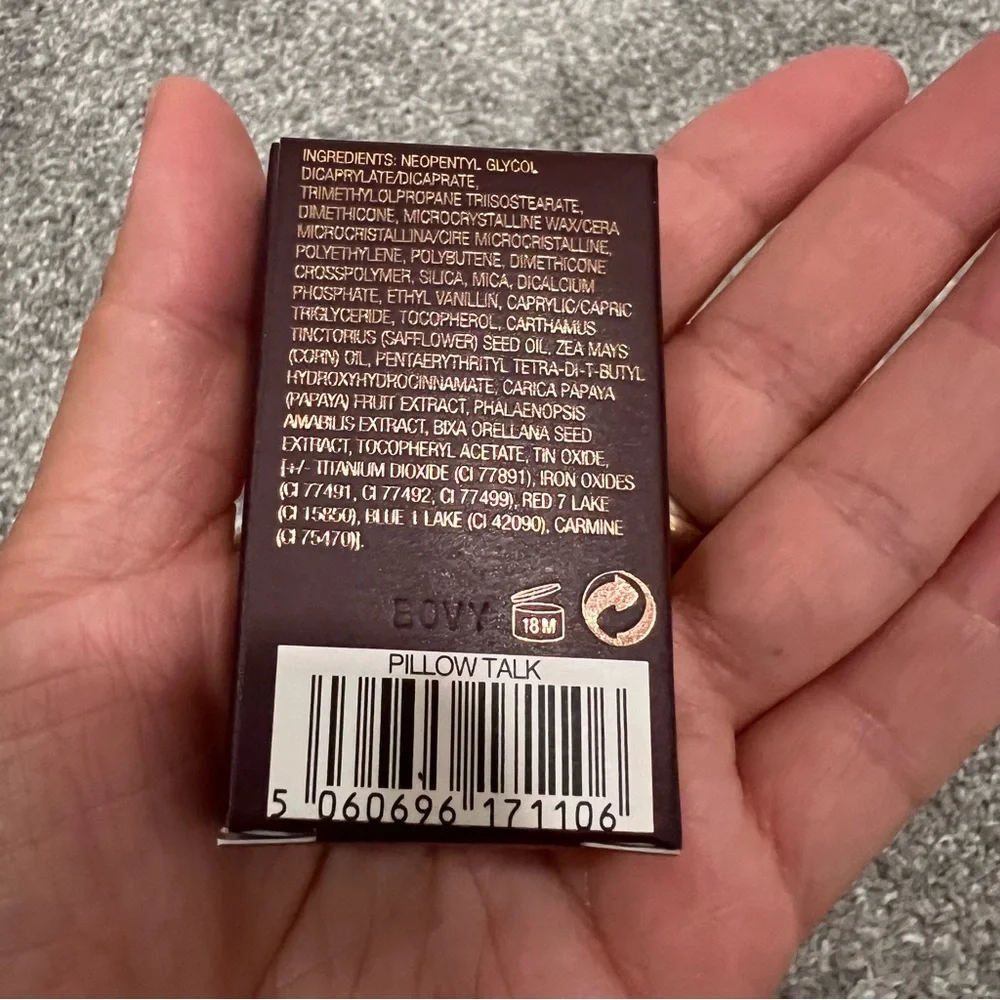Charlotte Tilbury pillow talk lipstick new